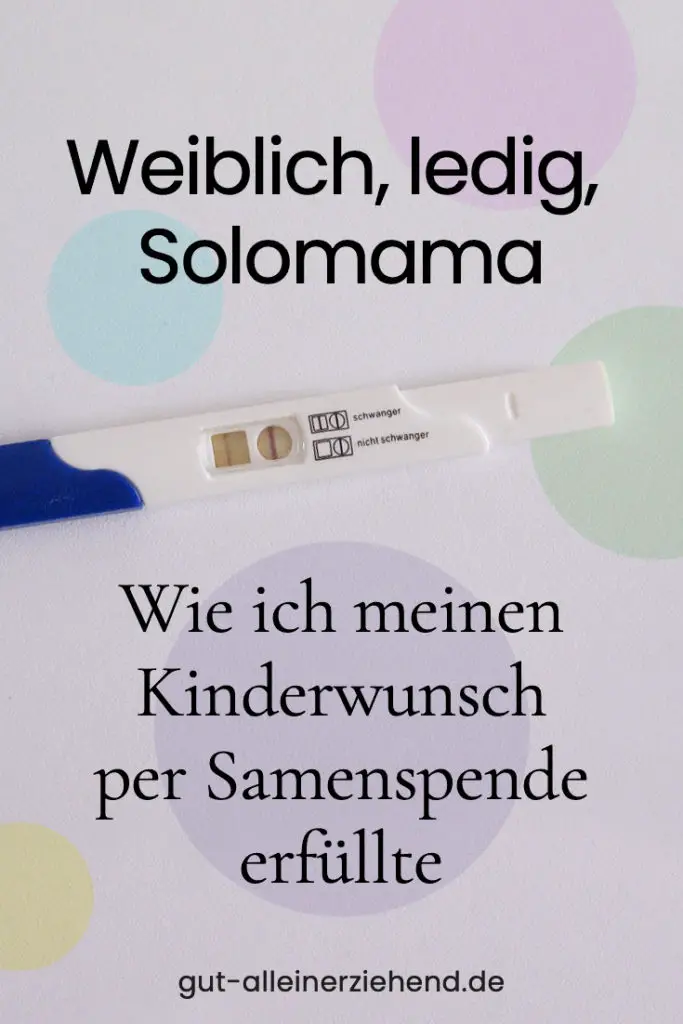 Alleinerziehend kinderwunsch